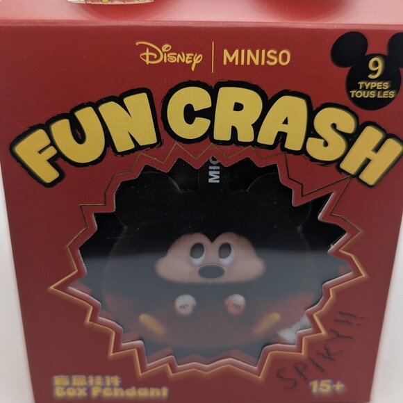 Disney Miniso Fun Crash Mickey Mouse Box Pendant - Picture 2 of 4